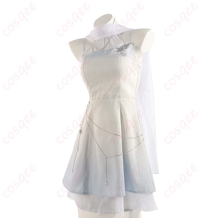 恋と深空 主人公の流れる雲コスプレ衣装 清楚で軽やかに写真映えするセット - 3枚目の画像