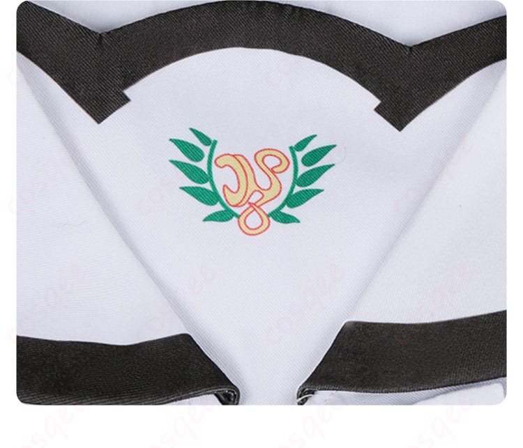 襟の柄装飾の詳細 – 紬ヴェンダース コスプレ衣装、可愛い襟柄デザイン