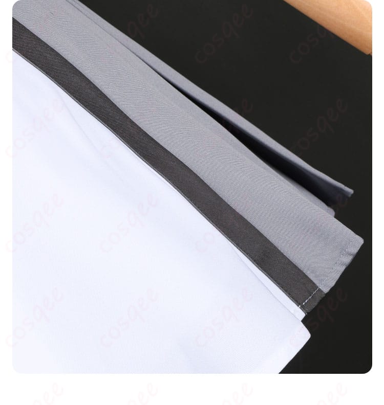 スカート裾装飾の細部 – 夏のポケット紬ヴェンダース コスプレ衣装、スカート裾デザイン