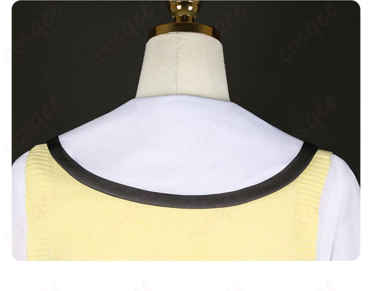 インナー服の背面ディテール – 紬ヴェンダース コスプレ衣装、インナー服背面ディテール