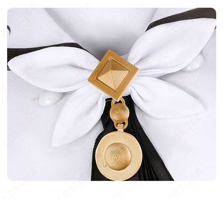 衣服の襟装飾細部 – 紬ヴェンダース コスプレ衣装の細かい襟デザイン