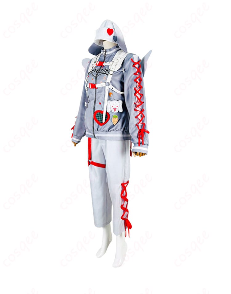 商品側面画像 - 鮮やかな色合いと細部までこだわった弦月藤士郎 コスプレ衣装のサイドビュー。着心地も抜群