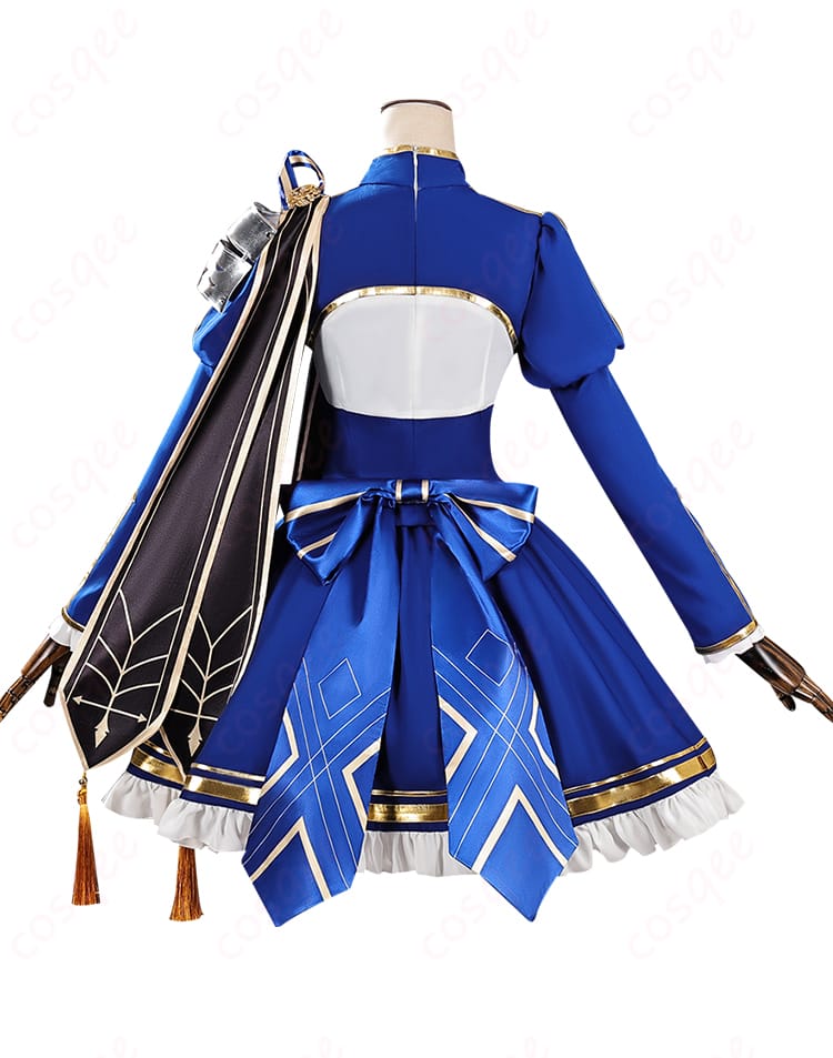 セイバー 壊滅・風 コスプレ衣装 バックビュー | 背面のデザインも忠実に再現された高品質なコスプレ衣装。