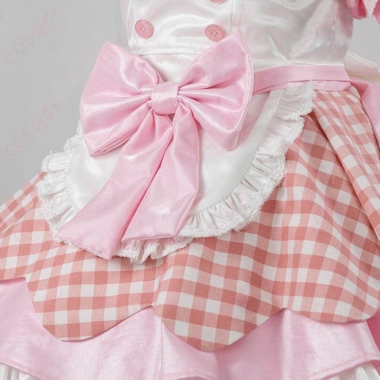 勝利の女神:NIKKE クラストの雰囲気を纏えるメイド風コスプレ衣装セット - 5枚目の画像