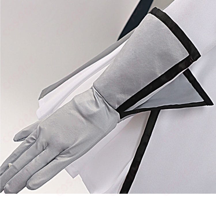 手袋の装飾細部。手袋に施された装飾のディテール。