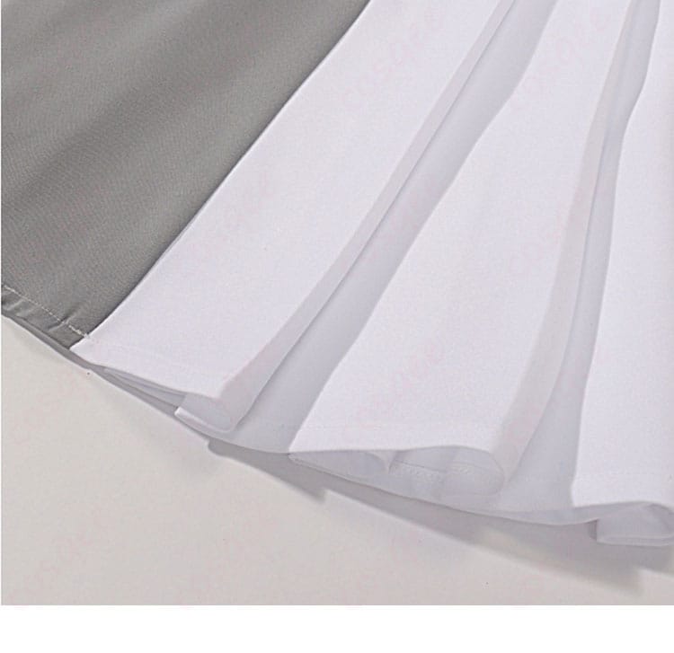 スカートの裾装飾細部。スカート部分の装飾が美しく仕上がっています。