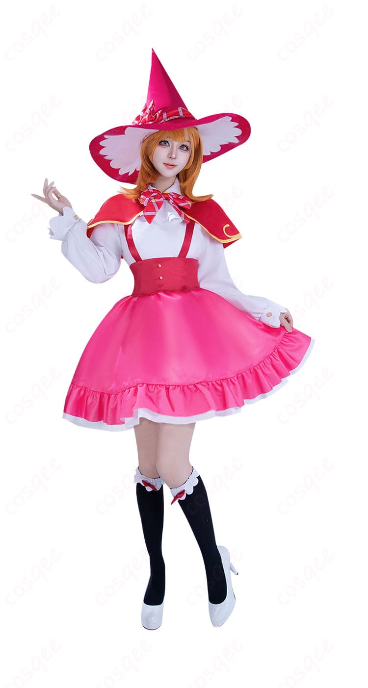 魔法つかいプリキュア! 朝日奈みらいの魔法学校制服コスプレ衣装の正面画像。高還元度で快適な着心地が特徴。