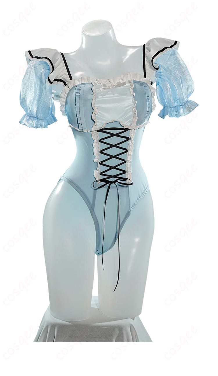 勝利の女神:NIKKE GALLERYコラボカフェ シンデレラ カフェ店員衣装 コスプレ衣装-5