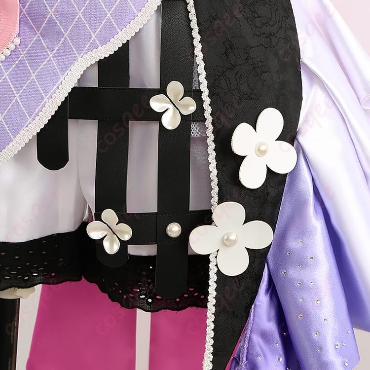 あんスタ 花群冬芽 アメジストドリーム衣装一式 華やか配色で写真映えしやすいコスプレ - 5枚目の画像