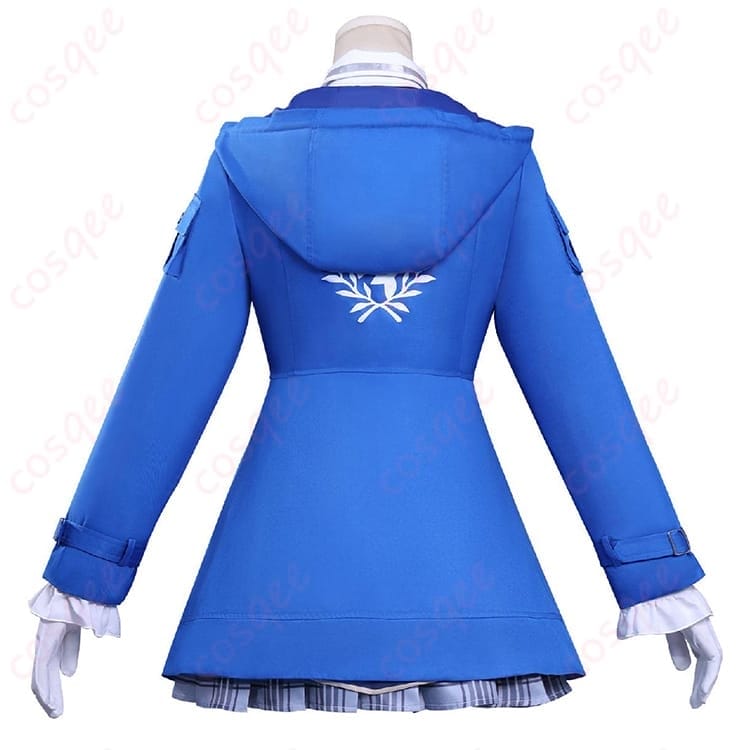 雨海ルカ VTuber コスプレ衣装 軍服風セットアップで端正に決まる一式 - 3枚目の画像