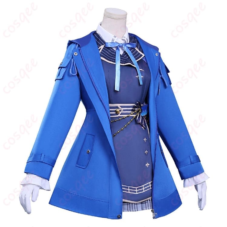 雨海ルカ VTuber コスプレ衣装 軍服風セットアップで端正に決まる一式 - 2枚目の画像