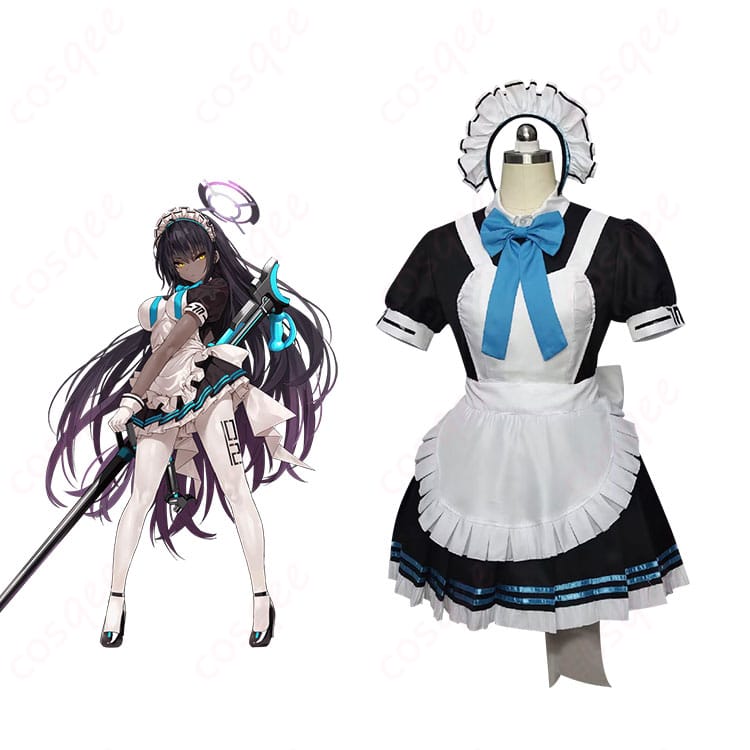ブルーアーカイブ 角楯カリン コスプレ衣装 メイド服 |高品質|COSTOWNS通販-1