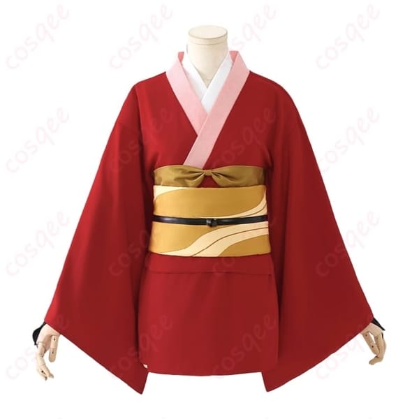 銀魂 神楽 吉原炎上篇コスプレ衣装 赤黒コーデで写真映えする華やかスタイル