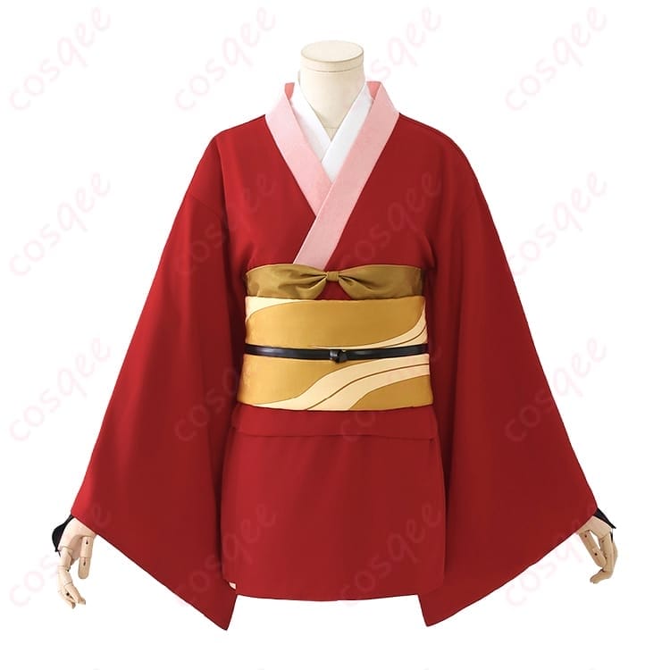 銀魂 神楽 吉原炎上篇コスプレ衣装 赤黒コーデで写真映えする華やかスタイル - 1枚目の画像