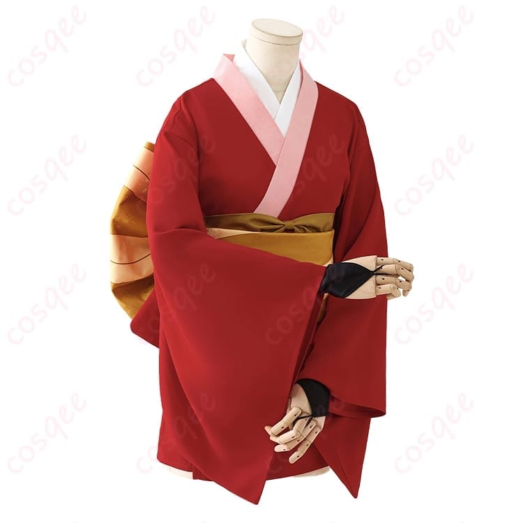 銀魂 神楽 吉原炎上篇コスプレ衣装 赤黒コーデで写真映えする華やかスタイル - 2枚目の画像