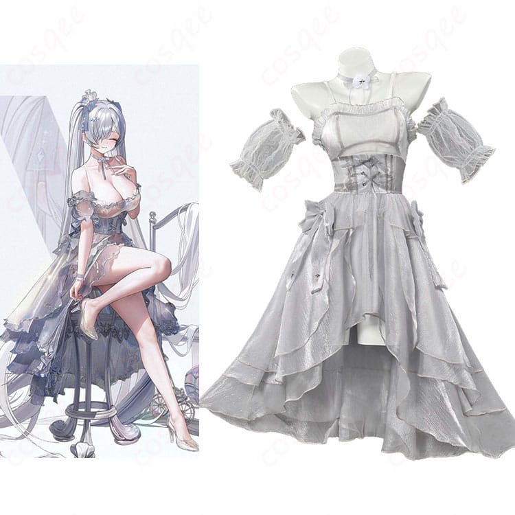 勝利の女神:NIKKE シンデレラ ガラスのプリンセス コスプレ衣装 |撮影・イベント向け-1