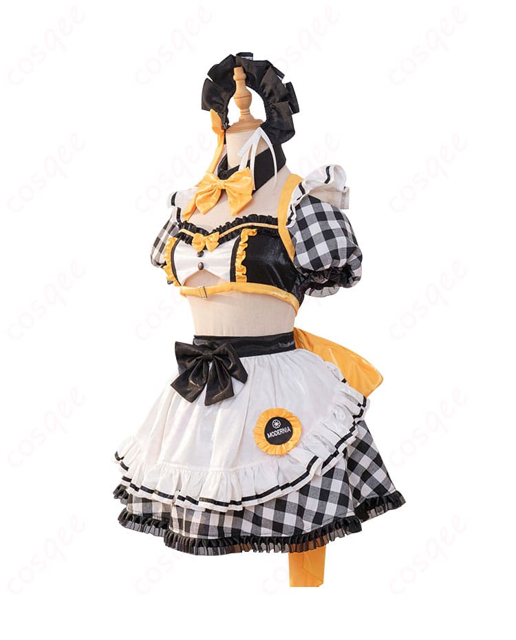 勝利の女神:NIKKE GALLERYコラボカフェ モダニア カフェ店員衣装 コスプレ衣装-3