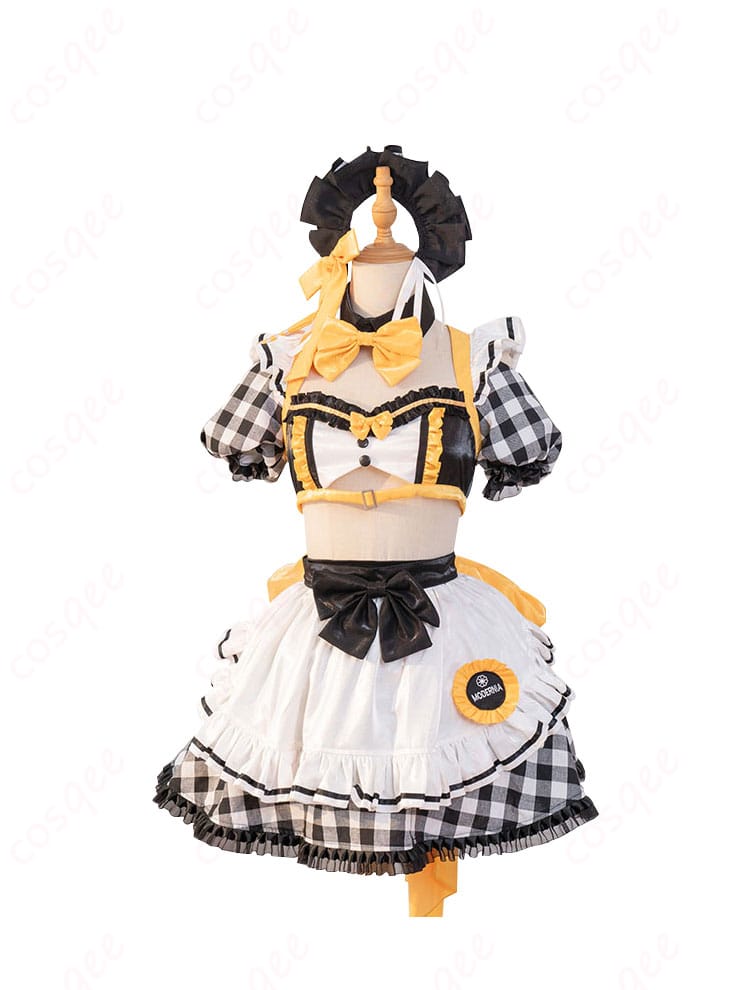 勝利の女神:NIKKE GALLERYコラボカフェ モダニア カフェ店員衣装 コスプレ衣装-2