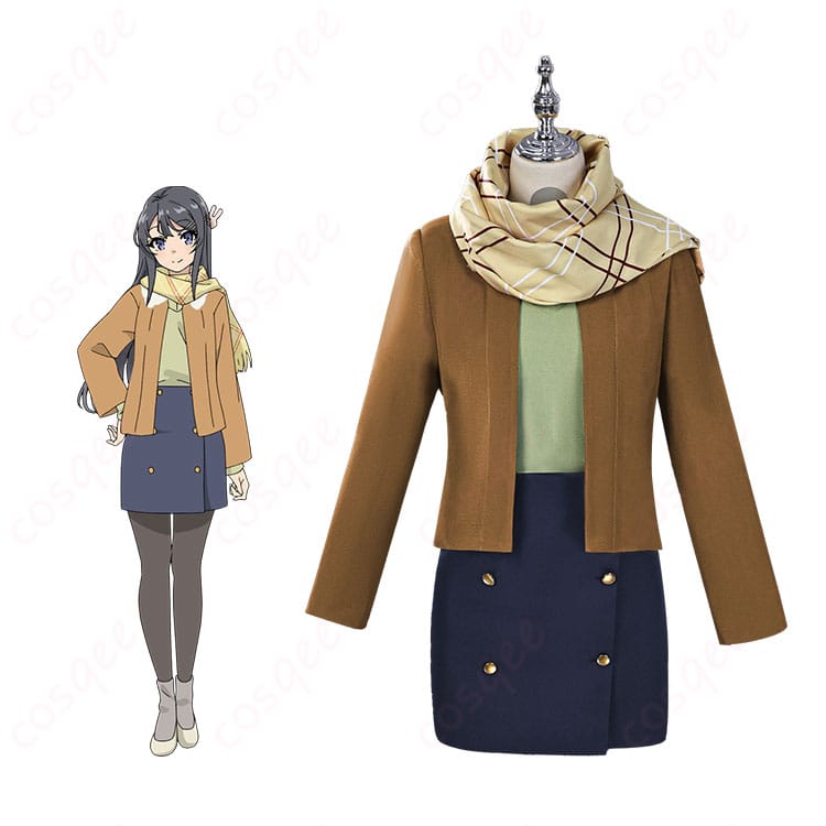 青春ブタ野郎シリーズ 青春ブタ野郎はゆめみる少女の夢を見ない 桜島麻衣 コスプレ衣装| コスプレ通販-1