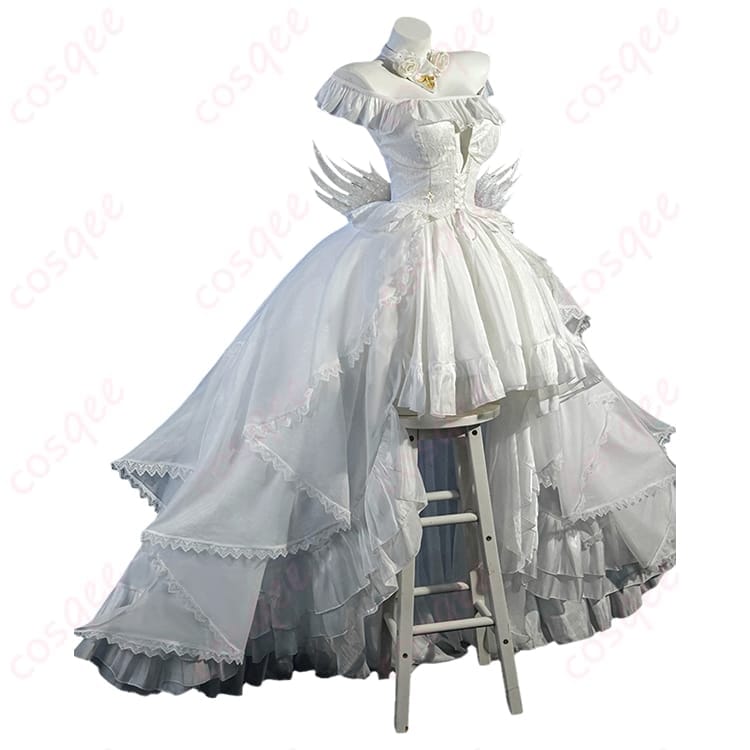 アズールレーン ジェーナスの結婚衣装コスプレ｜純白×翼で清楚にきらめくブライダル - 2枚目の画像