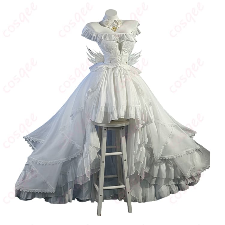 アズールレーン ジェーナスの結婚衣装コスプレ｜純白×翼で清楚にきらめくブライダル - 1枚目の画像