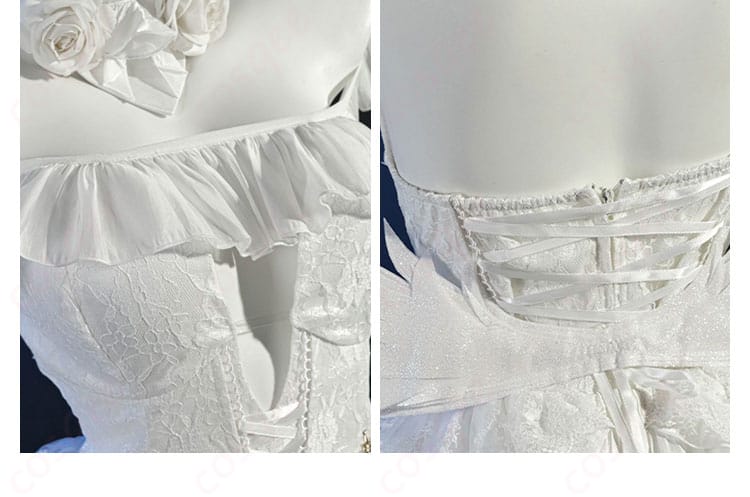 アズールレーン ジェーナス ケッコン衣装 朝焼けに輝く誓い コスプレ衣装-6