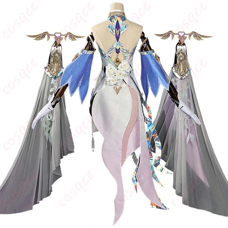 崩壊3rd エリシア 真我・人の律者 舞踏会ドレス風コスプレ 衣装セット - 3枚目の画像