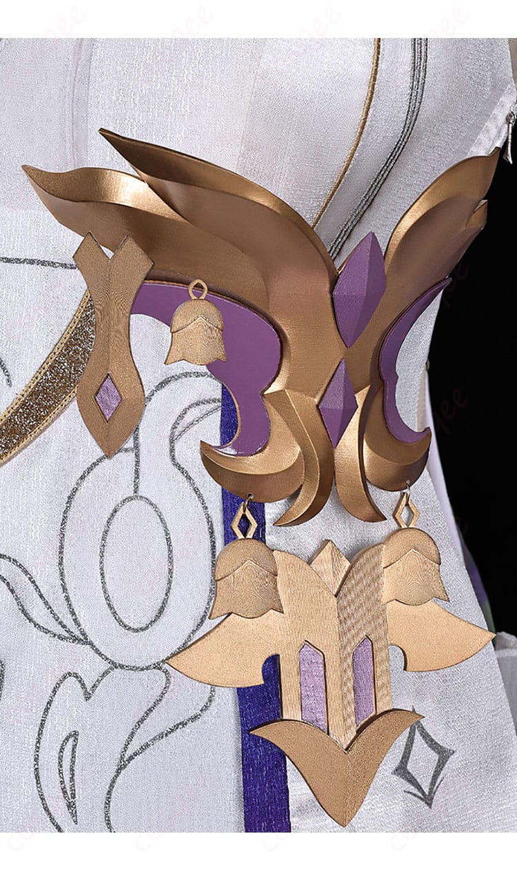 崩壊3rd エリシア 真我・人の律者 コスプレ衣装 舞踏会 ゲスト ドレス-5