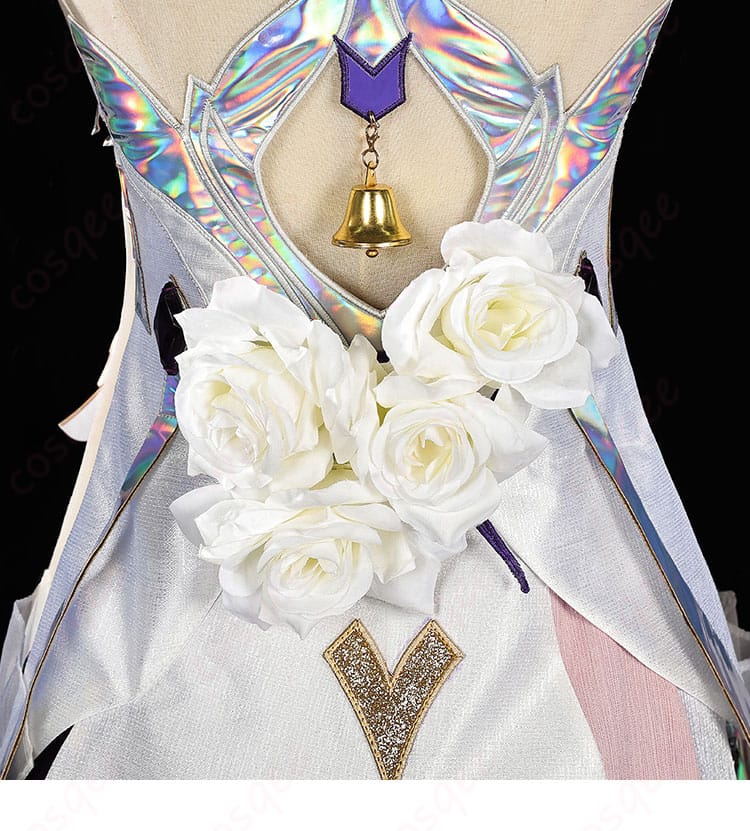 崩壊3rd エリシア 真我・人の律者 コスプレ衣装 舞踏会 ゲスト ドレス-6