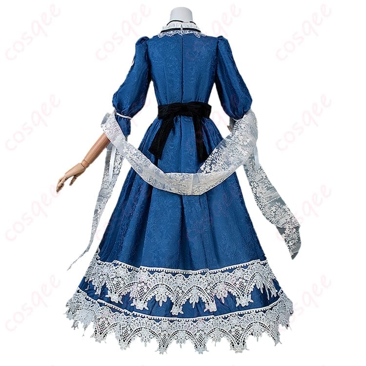 アタナシアの気品を纏うロイヤルドレス コスプレ衣装｜優雅で写真映えする上品セット - 4枚目の画像