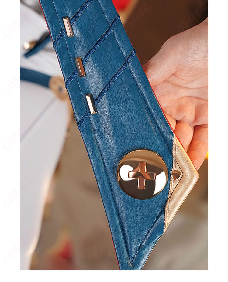 原神 イネファ 女性型ロボット コスプレ衣装-10