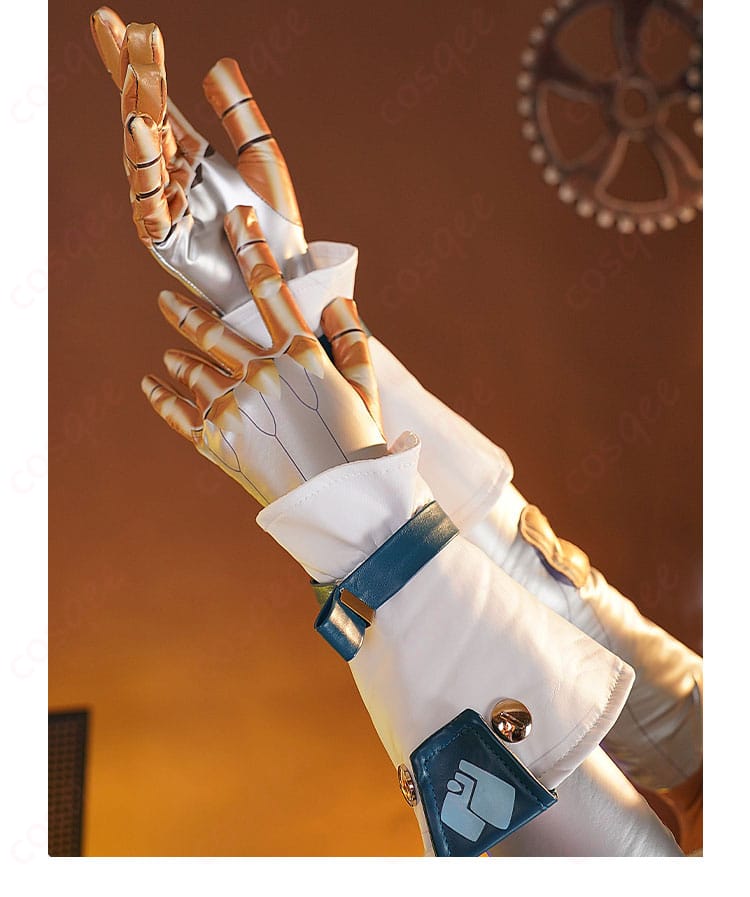 原神 イネファ 女性型ロボット コスプレ衣装-14