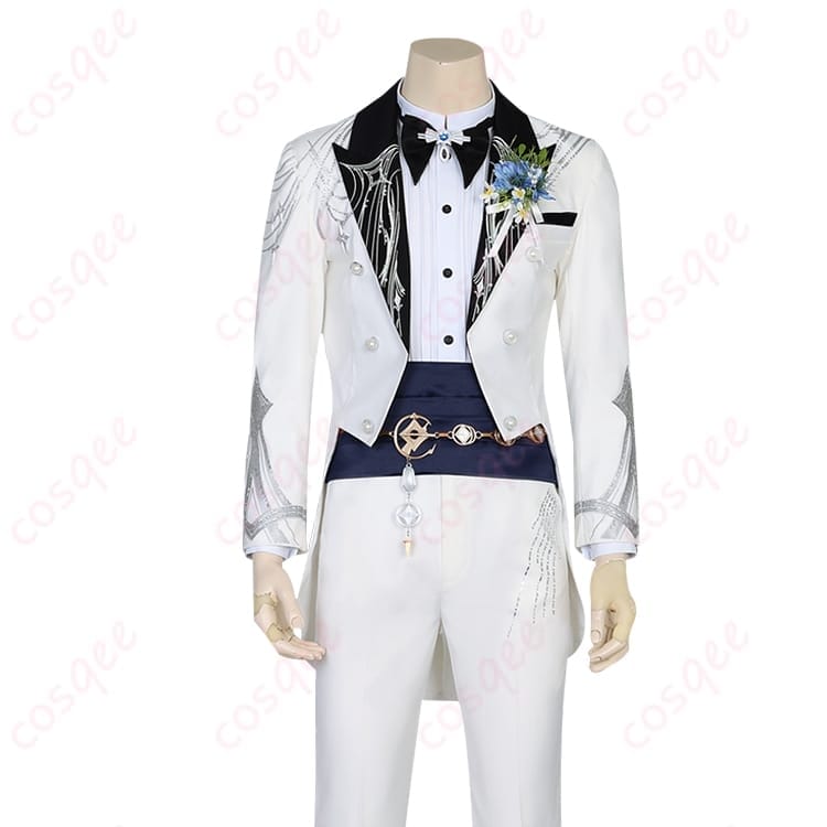 恋と深空 セイヤの王子風コスプレ衣装 星空モチーフで写真映えする一着 - 1枚目の画像