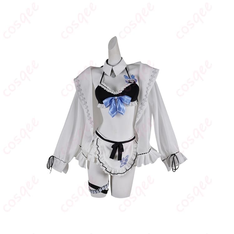 ホロライブ 兎田ぺこら ホロナツ新衣装 メイド水着風コスプレで夏の主役に - 1枚目の画像