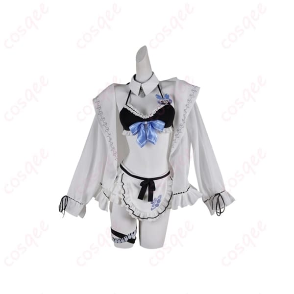 ホロライブ 兎田ぺこら ホロナツ新衣装 メイド水着風コスプレで夏の主役に