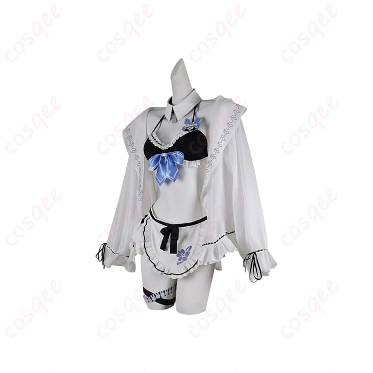 ホロライブ 兎田ぺこら ホロナツ新衣装 メイド水着風コスプレで夏の主役に - 2枚目の画像