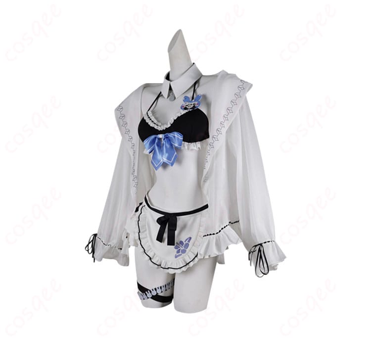 hololive ホロライブ 兎田ぺこら コスプレ衣装 ホロナツパラダイス新衣装 メイド 水着-3