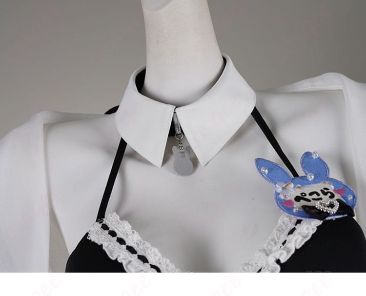 hololive ホロライブ 兎田ぺこら コスプレ衣装 ホロナツパラダイス新衣装 メイド 水着-10