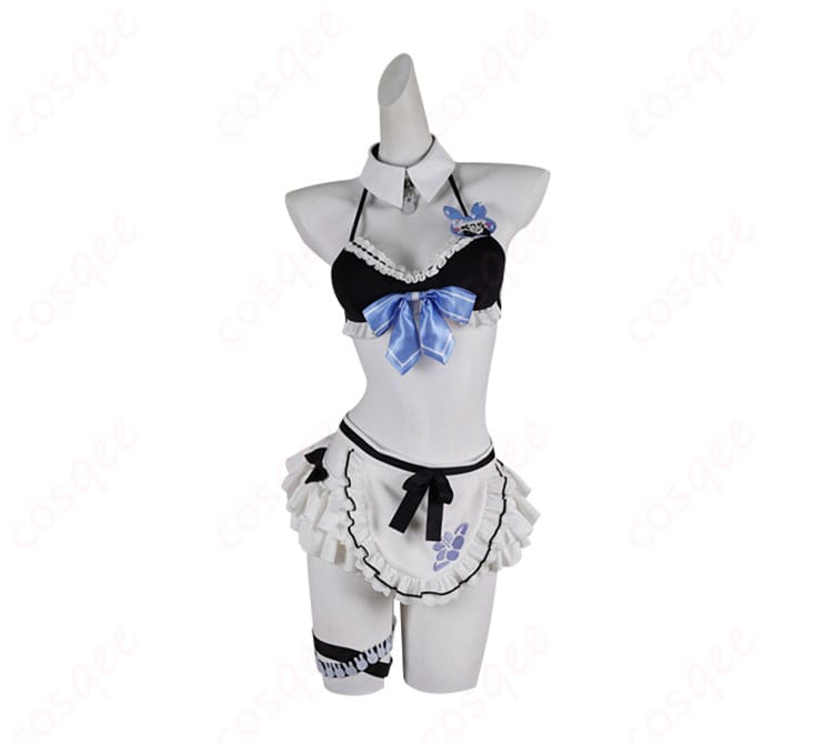 hololive ホロライブ 兎田ぺこら コスプレ衣装 ホロナツパラダイス新衣装 メイド 水着-5