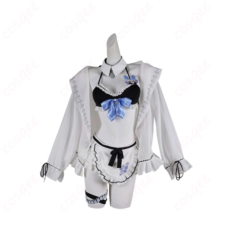 hololive ホロライブ 兎田ぺこら コスプレ衣装 ホロナツパラダイス新衣装 メイド 水着-2