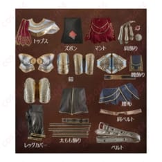 第五人格 作曲家 竜狩人コスプレ 重装マントと鎧で存在感を高める一式セット - 5枚目の画像（サムネイル）