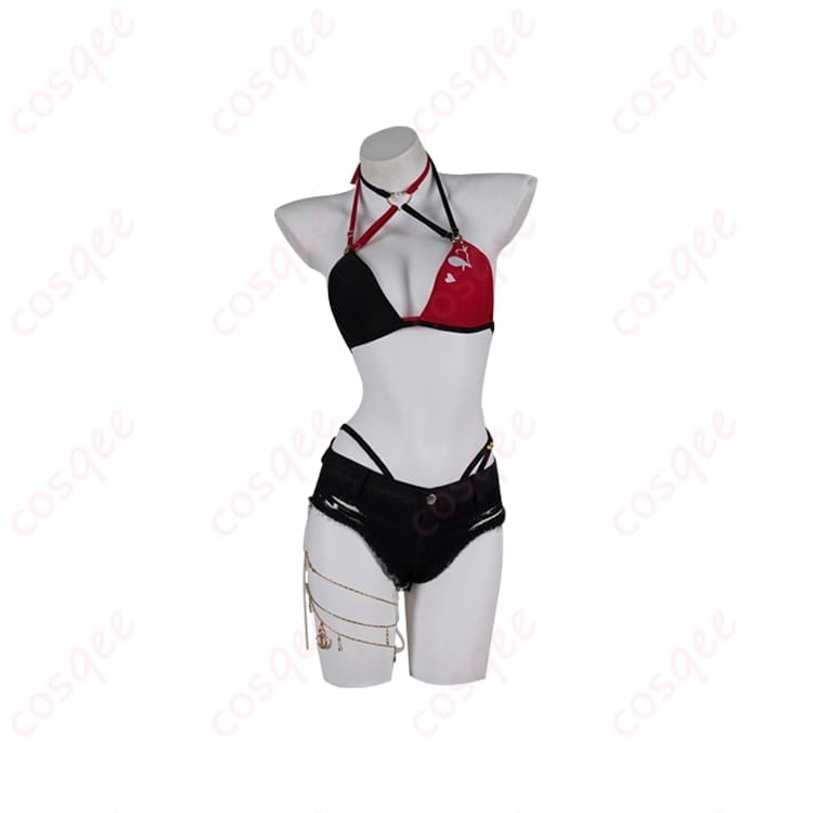 ホロライブ 宝鐘マリン ホロナツ新衣装のコスプレ水着セット 南国映えで撮影もイベントも主役級 - 4枚目の画像