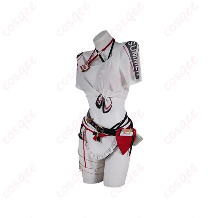 ホロライブ 宝鐘マリン ホロナツ新衣装のコスプレ水着セット 南国映えで撮影もイベントも主役級 - 2枚目の画像