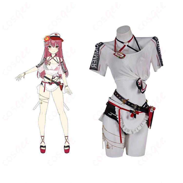 hololive ホロライブ 宝鐘マリン コスプレ衣装 ホロナツパラダイス新衣装 水着-1