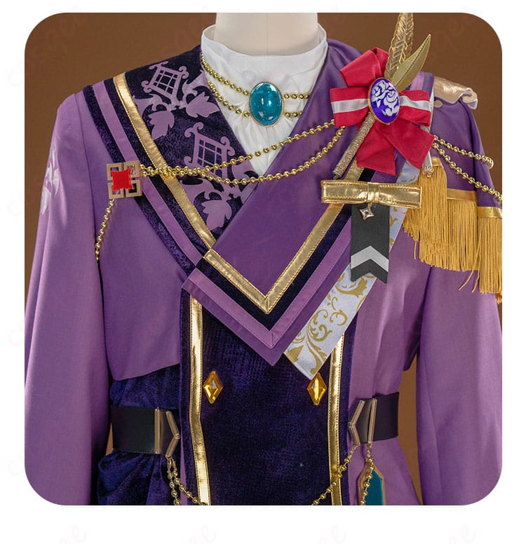 あんさんぶるスターズ!! 朱桜司 羽風薫 乱凪砂 紫之創 青葉つむぎ ビブリオン衣装 コスプレ衣装-5