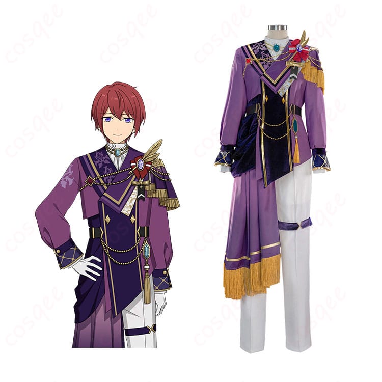 あんさんぶるスターズ!! 朱桜司 羽風薫 乱凪砂 紫之創 青葉つむぎ ビブリオン衣装 コスプレ衣装-1