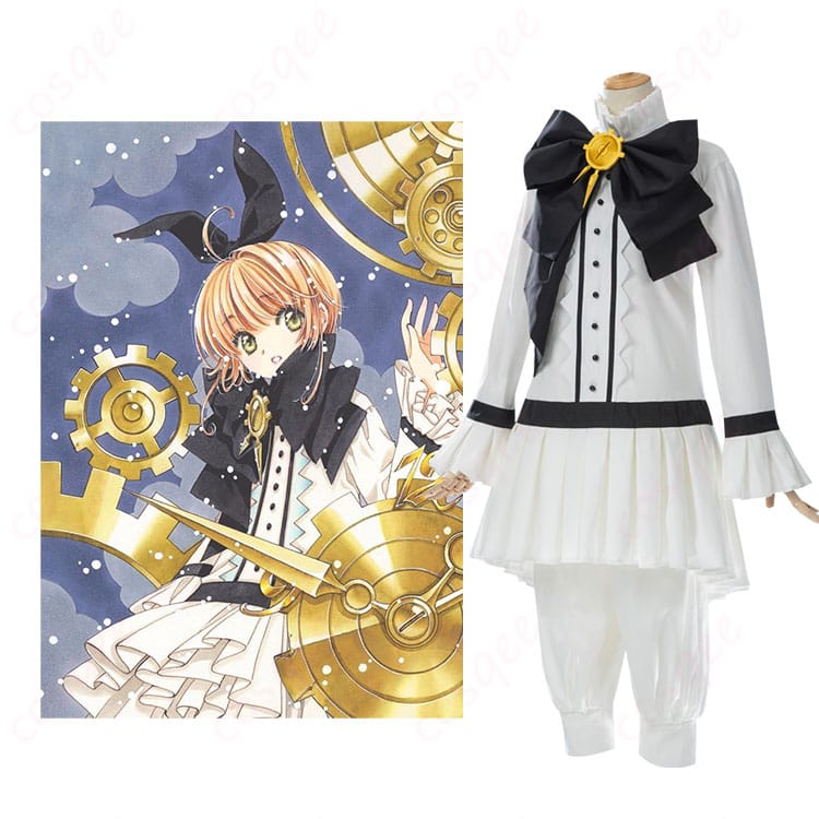 カードキャプターさくら クリアカード編 時計の国のアリス 木之本桜 コスプレ衣装 |COSTOWNS-1