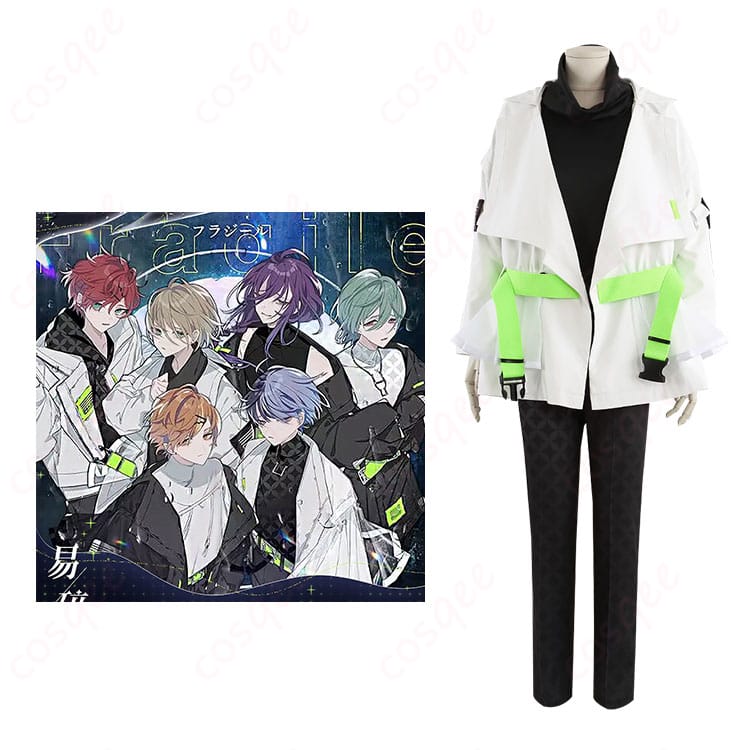 あんさんぶるスターズ!! プロジェクトセカイ カラフルステージ! feat. 初音ミク フラジール 白鳥藍良 コスプレ衣装-1