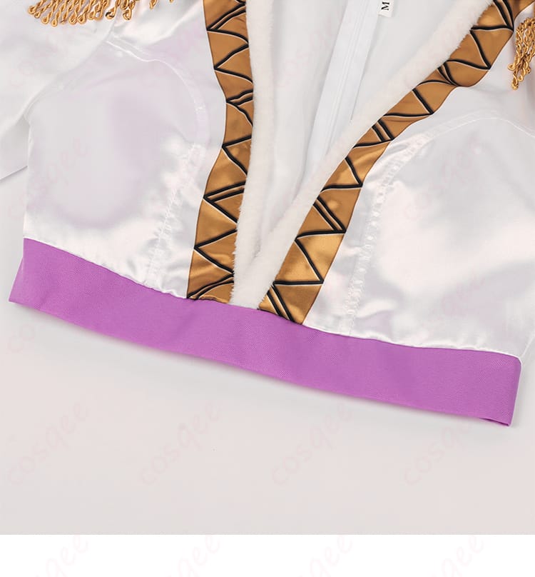 ONE PIECE(ワンピース) ボア・ハンコック コスプレ衣装 白色コスチューム-12