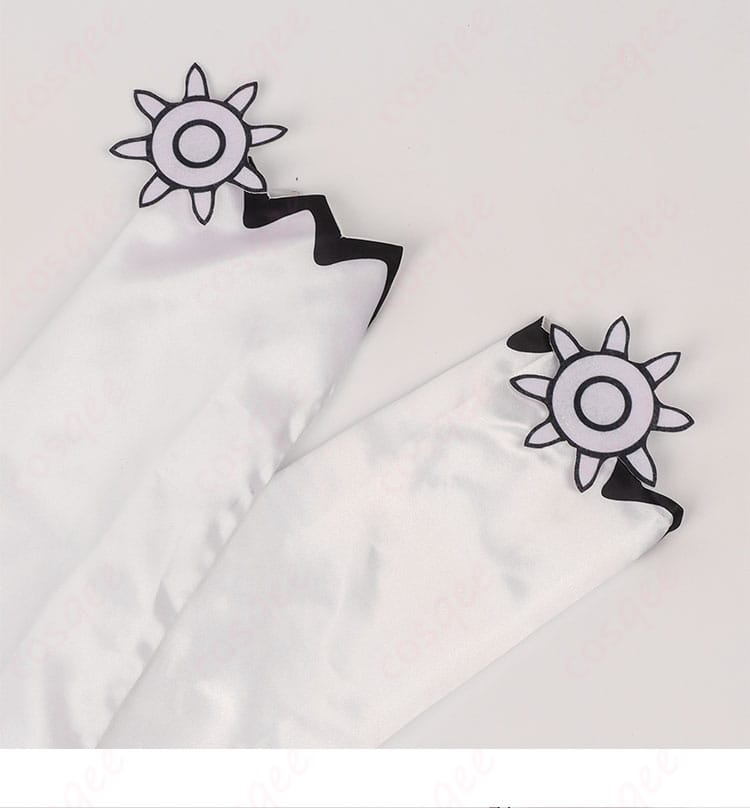 ONE PIECE(ワンピース) ボア・ハンコック コスプレ衣装 白色コスチューム-9